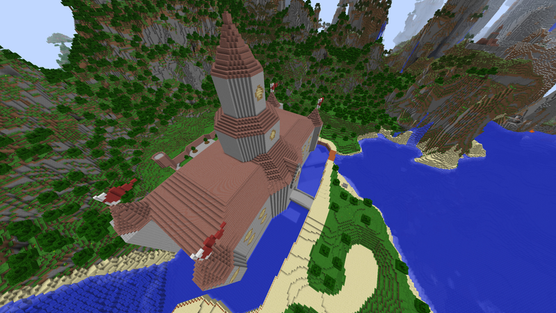 Illustration for article titled Explore Peach's Castle in Minecraft